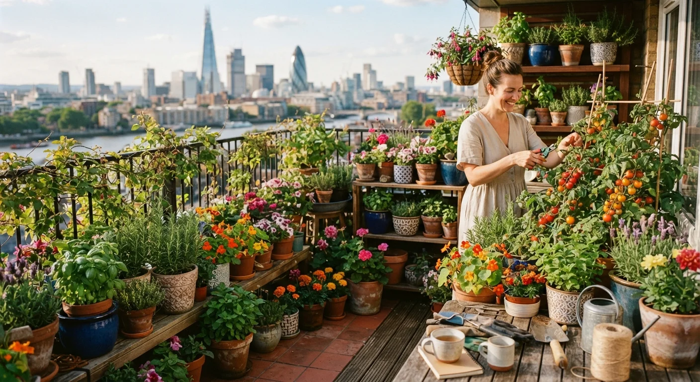 Container Gardening on Balconies and Small Patios