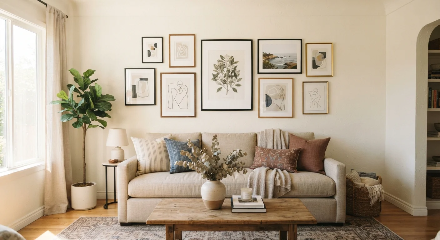 Decorating with Art: Scale, Placement, and Curation in Everyday Rooms