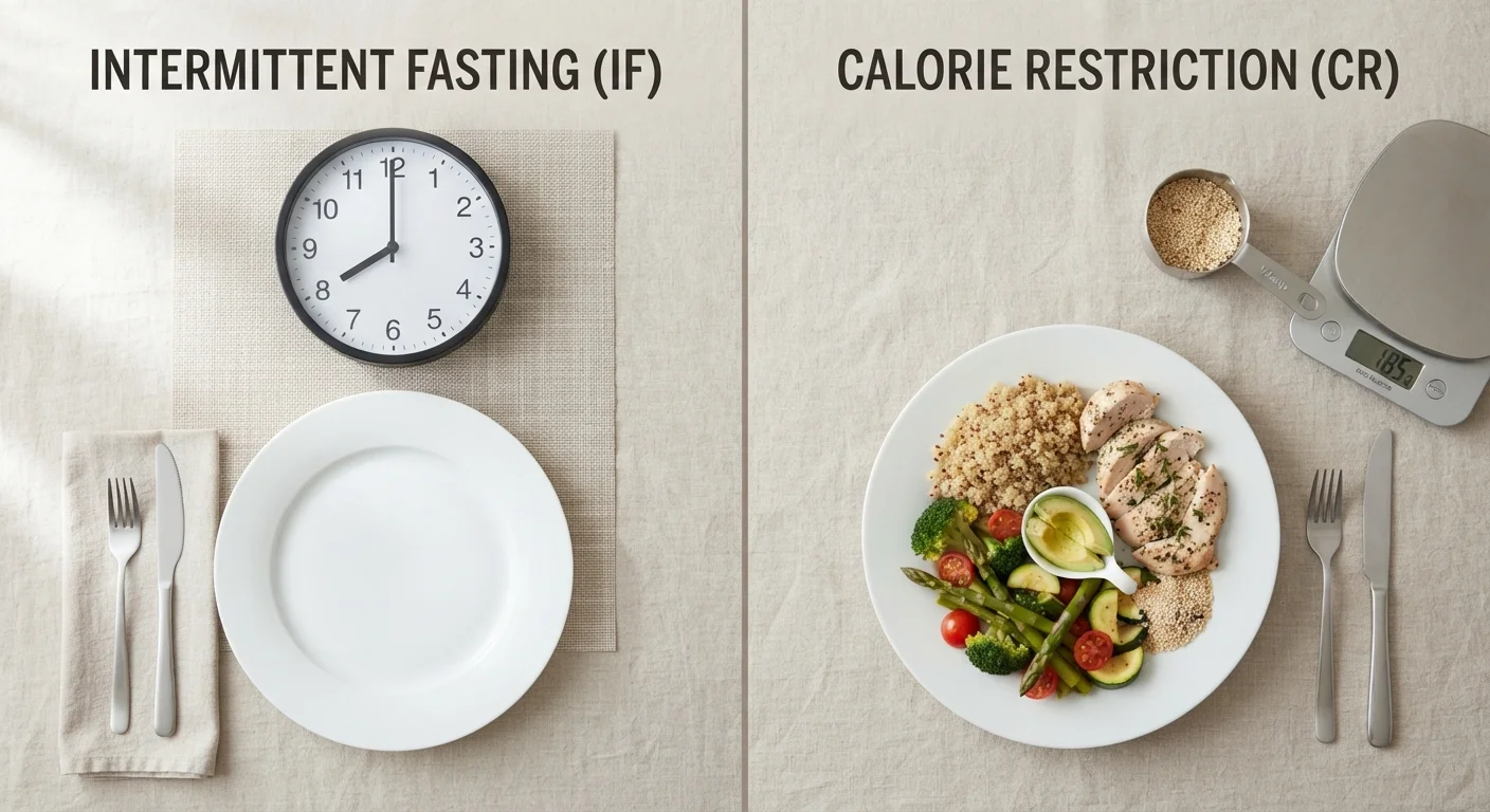 Intermittent Fasting vs Calorie Restriction: What the Research Compares