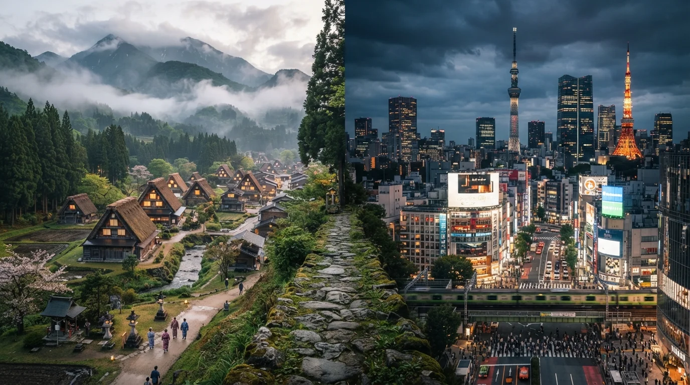 Rural Japan vs. Urban Japan: What Travelers Gain and Give Up in Each