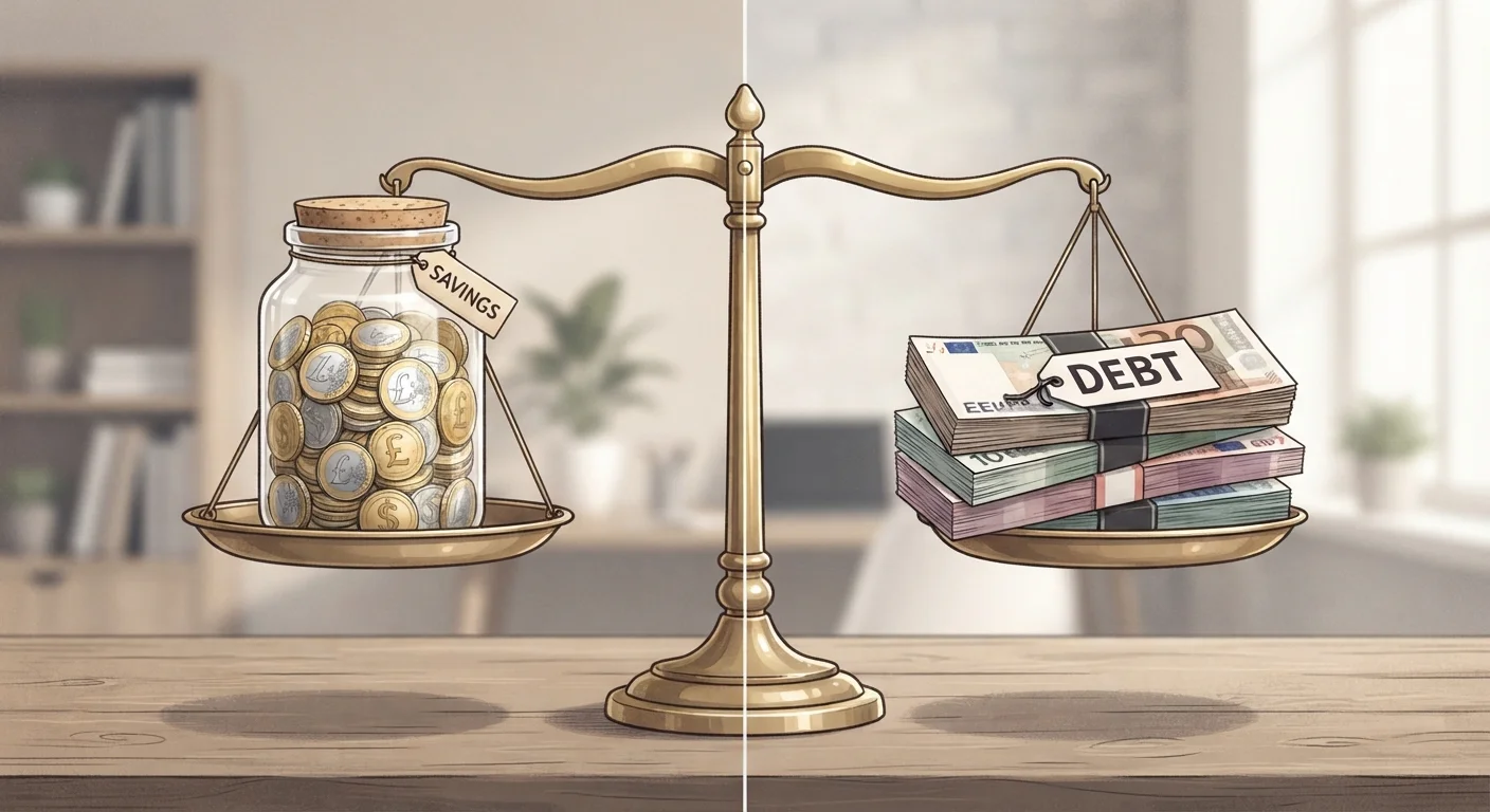The Case For and Against Keeping a Savings Buffer While in Debt