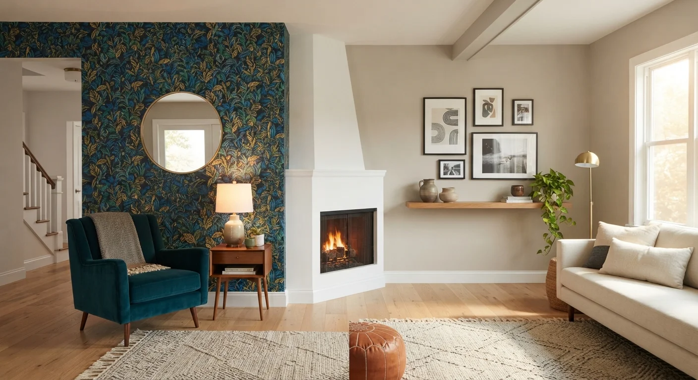 Wallpaper vs. Paint: Comparing Cost, Effort, and Visual Impact