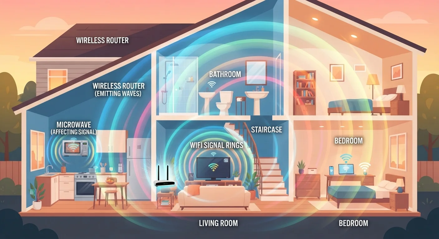 Wi-Fi Signals Explained: Why Walls, Microwaves, and Distance Affect Your Connection